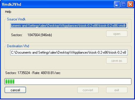 VMDK to VHD Converter